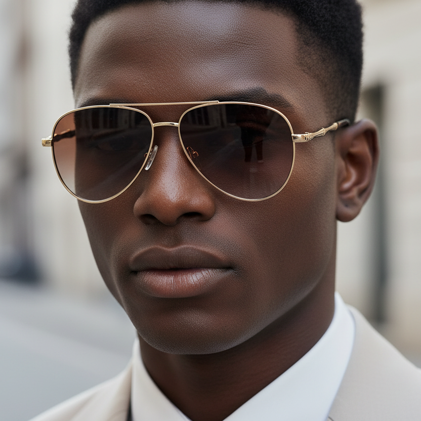 TOM - DOURADO E CASTANHO